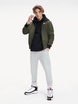 TJM PADDED NYLON JACKET FOREST NIGHT