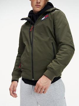 TJM PADDED NYLON JACKET FOREST NIGHT