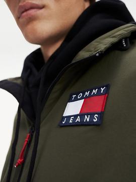 TJM PADDED NYLON JACKET FOREST NIGHT