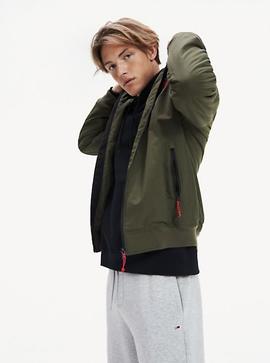 TJM PADDED NYLON JACKET FOREST NIGHT