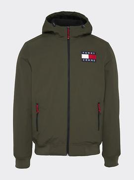 TJM PADDED NYLON JACKET FOREST NIGHT