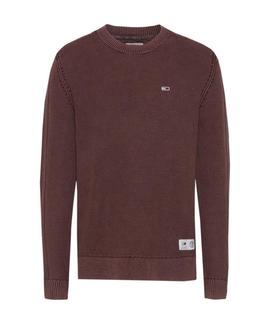 TJM GARMENT DYE SWEATER BURGUNDY