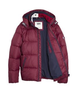 TJM ESSENTIAL HOOD BURGUNDY