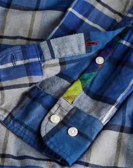 CLASSIC TARTAN SHIRT REGULAR FIT SODALITE BLUE