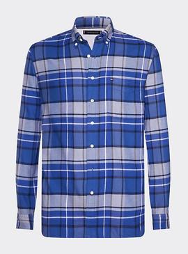 CLASSIC TARTAN SHIRT REGULAR FIT SODALITE BLUE