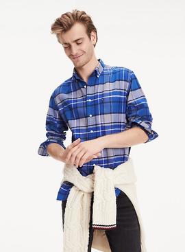 CLASSIC TARTAN SHIRT REGULAR FIT SODALITE BLUE