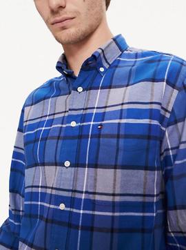 CLASSIC TARTAN SHIRT REGULAR FIT SODALITE BLUE