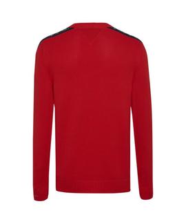 TJM TAPE SWEATER REGULAR FIT FLAME SCARLET