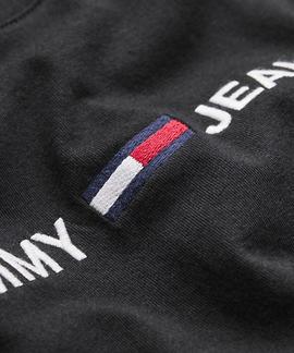 TJM SMALL LOGO TEE REGULAR FIT TOMMY BLACK