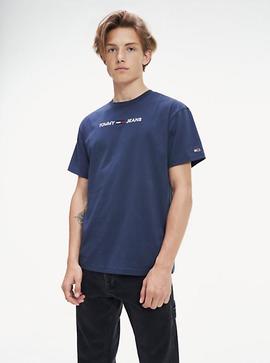TJM SMALL LOGO TEE REGULAR FIT BLACK IRIS