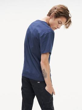 TJM SMALL LOGO TEE REGULAR FIT BLACK IRIS