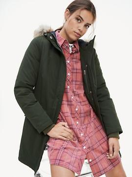 TJW TECHNICAL DOWN PARKA SLIM FIT KOMBU GREEN