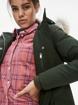 TJW TECHNICAL DOWN PARKA SLIM FIT KOMBU GREEN