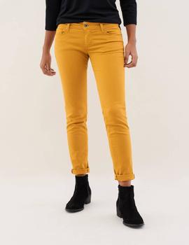 WONDER PUSH UP SKINNY FIT LONETA MOSTAZA