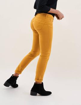 WONDER PUSH UP SKINNY FIT LONETA MOSTAZA