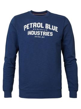 SUDADERA M-3090-SWR307-5082 PETROL BLUE