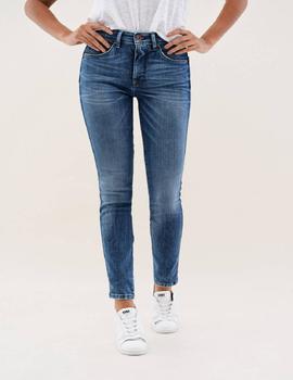 SECRET GLAMOUR SKINNY FIT HIGH RISE EN DENIM AZUL