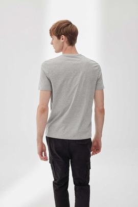 NATAL LABEL T-SHIRT MAN GREY MELANGE