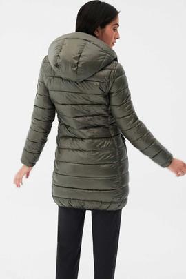 SHINE UMA COAT WOMAN DUSTY OLIVE