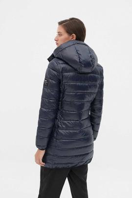 SHINE UMA COAT WOMAN DEEP NAVY