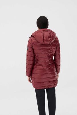 SHINE UMA COAT WOMAN BURGUNDY