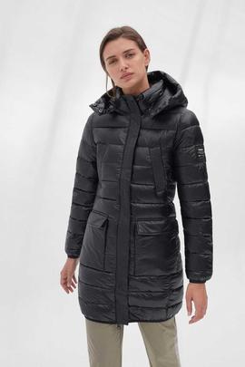 SHINE UMA COAT WOMAN BLACK