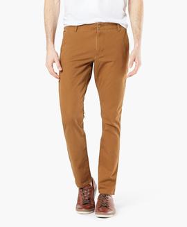 ALPHA KHAKI 360º FLEX SKINNY TAPERED DARK GINGER