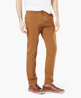 ALPHA KHAKI 360º FLEX SKINNY TAPERED DARK GINGER