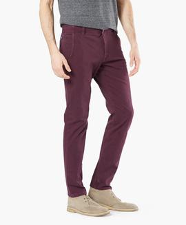 ALPHA KHAKI 360º FLEX SKINNY TAPERED DEEP BURGUNDY