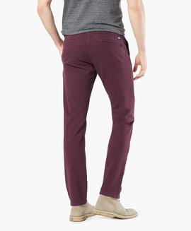 ALPHA KHAKI 360º FLEX SKINNY TAPERED DEEP BURGUNDY