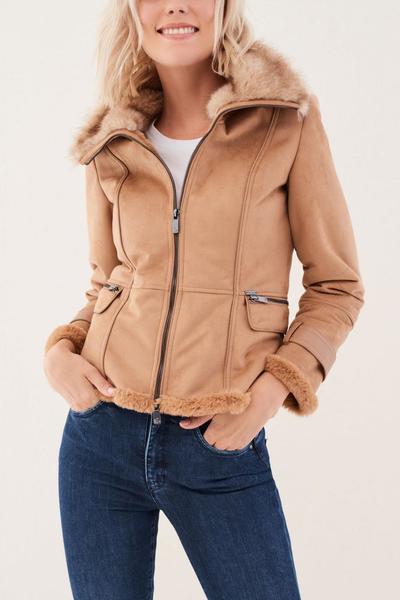 CHAQUETA SALSA DOBLE CON CAMEL