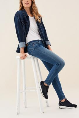 WONDER PUSH UP SKINNY FIT THERMOLITE EN DENIM AZUL