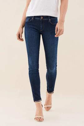 WONDER PUSH UP SKINNY FIT THERMOLITE EN DENIM AZUL