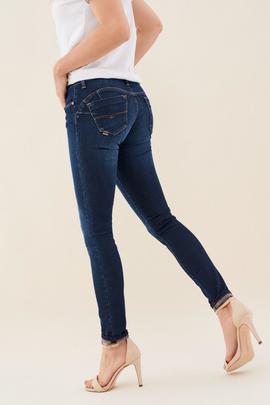 WONDER PUSH UP SKINNY FIT THERMOLITE EN DENIM AZUL