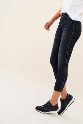 SECRET CAPRI SKINNY FIT HIGH RISE CON BANDA LATERA