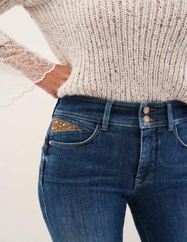 SECRET SKINNY FIT CON BOLSO DE ECOPIEL CON TACHUEL