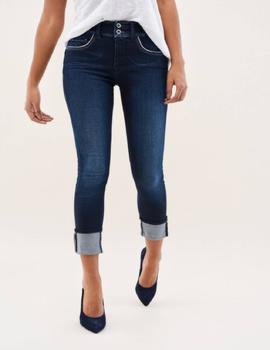 SECRET CAPRI SKINNY FIT CON ORILLO PLATA EN BAJOS