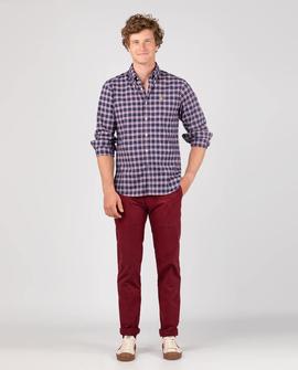 CAMISA UNIVERSITY CHECK AZUL / GRANATE