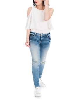 WONDER SKINNY FIT PREMIUN WASH CON ROTOS