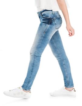 WONDER PUSH UP SKINNY FIT PREMIUN WASH CON ROTOS