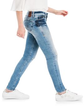 WONDER PUSH UP SKINNY FIT PREMIUN WASH CON ROTOS