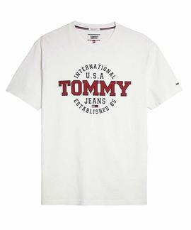 TJM CIRCULAR TEE REGULAR FIT CLASSIC WHITE