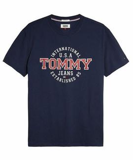 TJM CIRCULAR TEE REGULAR FIT BLACK IRIS