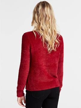 LS RN IRENE SWEATER RUSSIAN RED