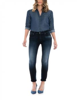 WONDER PUSH UP SKINNY FIT HIGH WAIST EN DENIM AZUL