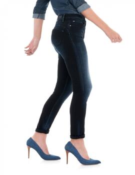 WONDER PUSH UP SKINNY FIT HIGH WAIST EN DENIM AZUL