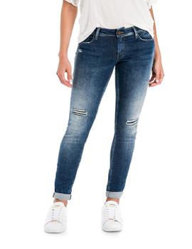 WONDER PUSH UP SKINNY FIT PREMIUM WASH CON ROTOS