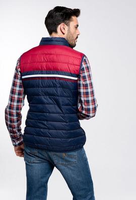 CHALECO ACOLCHADO H REVERSIBLE GRANATE