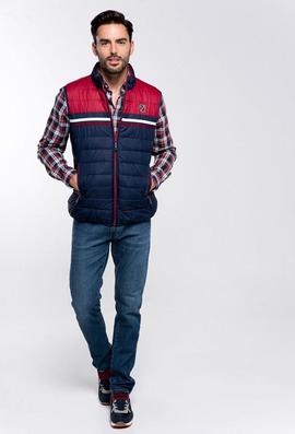 CHALECO ACOLCHADO H REVERSIBLE GRANATE