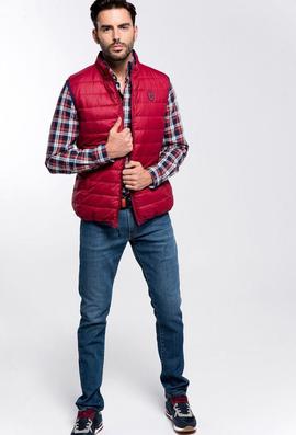 CHALECO ACOLCHADO H REVERSIBLE GRANATE